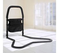 BCJMKDX Sponde per letti, Sponda di sicurezza for letto con tasca portaoggetti for adulti Protezione anticaduta disponibile for la maggior parte delle dimensioni del letto