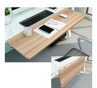 BCJMKDX Supporto per tastiera, pieghevole, supporto per braccioli, morsetto ergonomico sul cassetto della tastiera con supporto K per risparmiare spazio sulla scrivania (Oak)