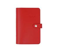BCJMKDX taccuino, Notebook Macaron Quaderni a spirale carini Cancelleria Fine Office School Agenda personale Organizzatore Raccoglitore Diario Planner settimanale Regalo(Red,175 * 235mm)