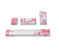 BCJMKDX Tappi per tastiera, Set di tasti OEM a 4 tasti, tasto Enter Space 6,25U, tastiera meccanica a sublimazione di colore, tasto orizzontale