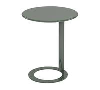 BCJMKDX Tavolino. Elegante tavolino laterale da divano e comodino con base rotonda for l'arredamento del soggiorno e della camera da letto, design salvaspazio(18.9″wx22″h,Green B)