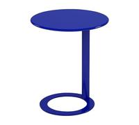BCJMKDX Tavolino. Elegante tavolino laterale da divano e comodino con base rotonda for l'arredamento del soggiorno e della camera da letto, design salvaspazio(23.6″wx29″h,Blue a)