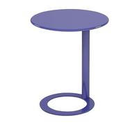 BCJMKDX Tavolino. Elegante tavolino laterale da divano e comodino con base rotonda for l'arredamento del soggiorno e della camera da letto, design salvaspazio(23.6″wx29″h,Blue C)