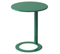 BCJMKDX Tavolino. Elegante tavolino laterale da divano e comodino con base rotonda for l'arredamento del soggiorno e della camera da letto, design salvaspazio(23.6″wx29″h,Green a)
