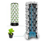 BCJMKDX Torre idroponica, Sistema di Coltivazione idroponica a Torre, Sistema da Giardino a Verticale, con Pompa idratazione, Timer(10th Floor)