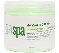 BCL Spa Lemongrass and Green Tea Massage Cream, 16 Ounce