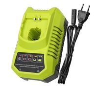BCL14181H FUNMALL P117 Caricabatterie di Ricambio per Ryobi BCL14181H 9.6V-18V P108 P107 P105 P104 P103 P102 P122 RB18L50 RB18L40 RB18L25 RB18L15 RB18L13 Caricabatterie