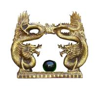 BCLYERBJ Scultura Artigianato for ufficio Sculture in ottone Ornamenti di drago Ornamenti in metallo Statua in rame Feng Shui