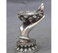 BCLYERBJ Scultura Busto di Buddha decorativo fatto a mano, statua buddista di loto, portacandele