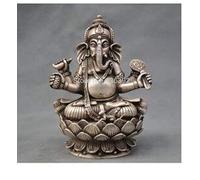 BCLYERBJ Scultura Decorazione di statue di personaggi, murale buddista, scultura di elefante a quattro braccia, statua decorativa