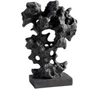 BCLYERBJ Scultura Decorazione for la scrivania, statua in resina simulata di una casa rocciosa, nuova arte cinese fatta a mano, decorazione for soggiorno e ufficio(Gold)