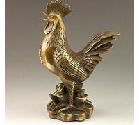 BCLYERBJ Scultura Fatto a mano Il Gallo della Ricchezza e dell'Onore Squisita