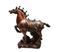 BCLYERBJ Scultura Feng Shui for il cavallo in ottone, negozio di sculture della fortuna, scrivania artigianale, statua in rame(B)