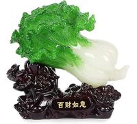 BCLYERBJ Scultura Ornamenti Decorazione Attrarre Ricchezza e Buona Fortuna Cavolo di Giada Artigianato Vivere Apertura Regalo Decorazione