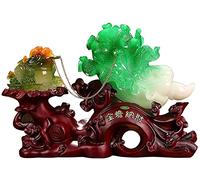 BCLYERBJ Scultura Ornamento Ricchezza Simbolo Statua Feng Shui Cavolo Statue Ornamenti Fortunati Tradizioni Sculture Figurina da Collezione Resina Attrarre Ricchezza e Decorazione