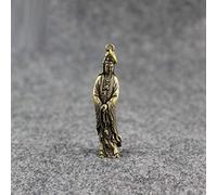 BCLYERBJ Scultura Portachiavi decorativo con statuetta portafortuna in rame raffigurante un busto di Buddha