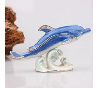 BCLYERBJ Scultura Scatola portaoggetti a forma di testa di delfino, regalo artigianale for animali(Style 2)