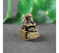BCLYERBJ Scultura Sculture di teste, personaggi in bronzo, ornamenti, statuette in miniatura in rame, decorazioni