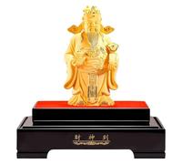 BCLYERBJ Scultura Statua del Buddha Dio della Ricchezza Artigianato Interno Fortuna e Buona Fortuna Presagio Geomantico con Base(S)