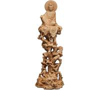 BCLYERBJ Scultura Statua del Buddha Fengshui, Buddha Quan Yin seduto sull'albero, Buddha Kwan Yin, Dea della Misericordia, Divinità buddista protettrice