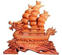 BCLYERBJ Scultura Statua di barca a vela, decorazione for attrarre ricchezza e buona fortuna.