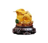 BCLYERBJ Scultura Statua di Buddha Feng Shui, statua di denaro, figurina Feng Shui, moneta, rana, rana fortunata da tavolo for attirare ricchezza(M)