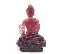 BCLYERBJ Scultura Statua di Buddha trasparente da parete, decorazione in resina di Buddha thailandese