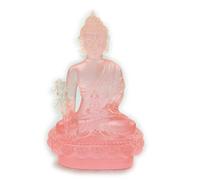 BCLYERBJ Scultura Statua di testa di Buddha trasparente Statua di Buddha thailandese Decorazione in resina