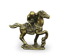 BCLYERBJ Scultura Statua fatta a mano in rame, ornamento a forma di cavallo, decorazione for ufficio, regalo, ornamento artigianale in rame puro.