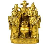 BCLYERBJ Scultura Statua Feng Shui CAI Shen, Dio della Fortuna, Ricchezza, Buddha Fortunato, Prosperità, Decorazione da Collezione, Ornamento, Mascotte