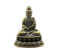 BCLYERBJ Scultura Statua in rame puro Western Sansheng Dashizhi Bodhisattva Buddha Statua Decorazione Dedicata al dio Statua Artigianale