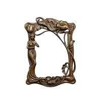 BCLYERBJ Scultura Statue Decorazioni Figure in Ottone Rame Intaglio Arte Artigianato Ornamento Figura Scultura Specchio Decorativo Decorazione da Parete