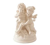 BCLYERBJ Scultura Statue di apprezzamento in ceramica, coppie di angeli, statue di personaggi, artigianato, decorazioni, statuette, decorazioni for la stanza