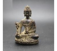 BCLYERBJ Scultura Statue di Buddha in rame fatte a mano, piccole decorazioni da tavolo, statuette di santi patroni tibetani, decorazioni, accessori artigianali