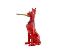 BCLYERBJ Scultura Statue di grandi dimensioni, ornamento a forma di cane da pavimento for vassoio accanto al mobile TV, decorazioni for statuette(E)