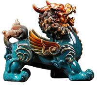BCLYERBJ Scultura Statue di ornamenti Feng Shui, statuette di prosperità, decorazioni che attraggono ricchezza e buona fortuna e ufficio