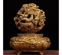 BCLYERBJ Scultura Statue e sculture di animali in rame puro, Time to Run Lucky, decorazioni for soggiorno e ufficio
