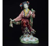 BCLYERBJ Scultura Statue fatte a mano, ornamenti in ceramica, personaggi, decorazioni for il soggiorno, arti e mestieri