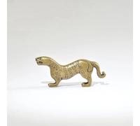 BCLYERBJ Scultura Testa di tigre cinese in rame, simbolo del potere, statua, ornamento da tavolo, decorazioni in ottone, statuette di animali