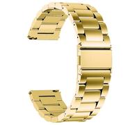 BCMCBV Cinturini per orologi a catena in metallo a sgancio rapido, bracciale con cinturino per orologio a maglie in acciaio inossidabile 18mm, 19mm, 20mm, 22mm per uomo donna(Golden,20MM)
