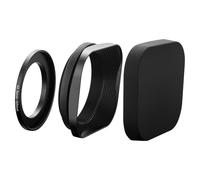BCMCZCDC Paraluce rettangolare in metallo, con anello adattatore da 40,5 mm, per obiettivi Canon Sony Fuji Leica