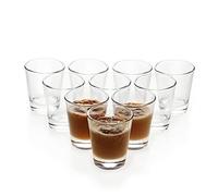 BCnmviku Set di bicchierini da liquore, 5 cl/50 ml, lavabili in lavastoviglie, per Vodka Tequila (10)
