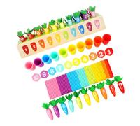 BCOATH 1 Set Giocattoli Legno per Colorate per Ordinamento e Educativo per Sviluppare Competenze Motorie e Cognitive