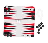 BCOATH 1 Set Portatile Di Backgammon Set Di Gioco Da Tavolo Da Viaggio Per Viaggi Crociera Aereo Campeggio Zaino in Spalla Viaggi Su Strada