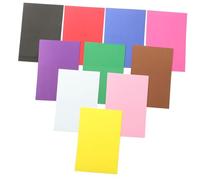 BCOATH 10 Pezzi Carta Spugna Eva A4 Spessa Colorata per Lavoretti Fai da Te Fogli Flessibili e Facili da Tagliare per Arte, Artigianato e Giocattoli Colore Casuale