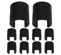 BCOATH 10 pezzi Clip per Aste Segnaletiche da Calcio in Plastica Abs Accessori per Allenamento Calcio con Fissaggio Sicuro per Segnalazione Campo e Pratica Sportiva