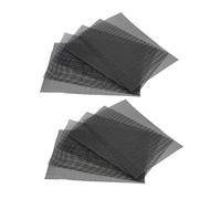 BCOATH 10 Pezzi Tappetini Rete per Vasi da Giardino Reti Quadrate per Fondo Fioriera Pad Protettivo Anti-Perdita e Anti-Insetti per Piante Bonsai e Esterno