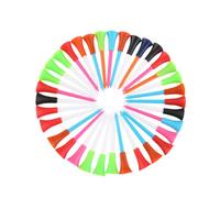 BCOATH 100 Pezzi Tee da Golf in Plastica e Gomma Colorati Casual Leggeri e Resistenti per Giocatori di Golf Accessorio Indispensabile per Drive Facili da Individuare Colore