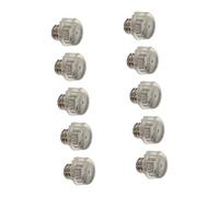 BCOATH 10pezzi Silenziatori Per Forbici Da Parrucchiere in Metallo Per Forbici Da Barbiere Suono Ridotto Pratico e Resistente Per Uso Prolungato