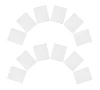 BCOATH 12 Pezzi Tappetino Mouse Bianco Rettangolare in Gomma Resistente All'usura Funzione di Trasferimento Termico per Ufficio e Sala Giochi, per Studenti e Professionisti